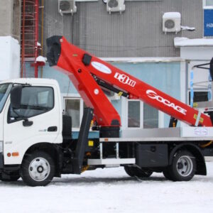 Автовышка Hino 500 с люлькой высотой 12 м